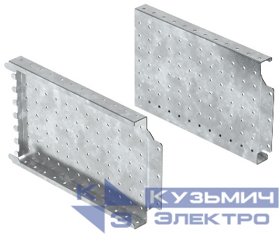 Панель монтажная бок. перфорированная 200х400 (уп.2шт) FORMAT IEK FO-00-MPSP-020-040
