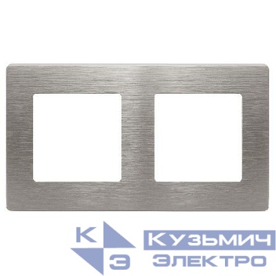 Рамка 2-м Эра12 12-5102-16 сатин титан Эра Б0065747
