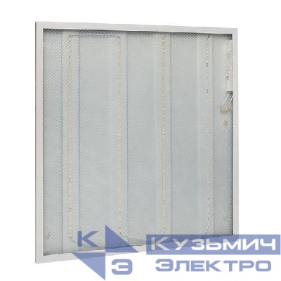 Светильник светодиодный ДВО-4102-Z 36Вт 6500К 595х595 призма панель EKF LPL-4102-Z-36-6500