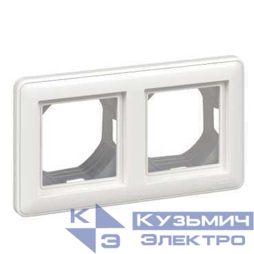 Рамка 2-м W59 Aqua IP44 горизонт. бел. SE KD-2B-18