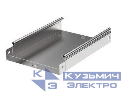 Лоток листовой неперфорированный 300х50 L2000 сталь 0.8мм цинк-ламель DKC 35015ZL