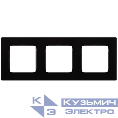 Рамка 3-м 12-5203-06 Классик черн. Эра Б0067694