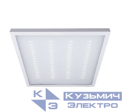 Светильник светодиодный PPL 595/U Призма 36Вт 4000К IP40 3600лм ДВО/ДПО универс. рассеив. V2 негорюч. с драйвером панель JazzWay 2853486J