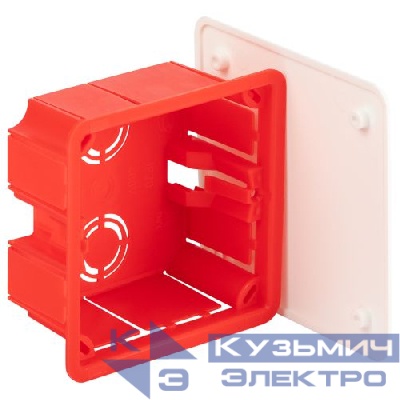 Коробка распаячная KRT 92х92х40мм для твердых стен саморез. крышка IP20 Эра Б0047256