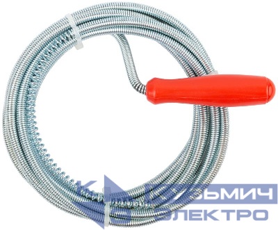 Трос сантехнический для чистки труб 3мх6.0мм FIT 74336