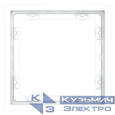 Рамка пластиковая VOLTUM S70 на 1 пост, (белый матовый)