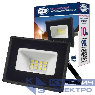 Прожектор светодиодный IFLSLED-DOB- 10-865-BL-IP65 IONICH 1474