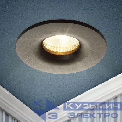Светильник алюминиевый KL105 BK MR16 GU5.3 встраив. черн. Эра Б0059792