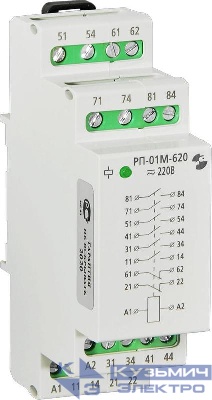 Реле промежуточное РП-01М-620 110В 50Гц/пост. максимальный коммутируемый ток контактов 8А 6з+2р УХЛ4 Реле и Автоматика A8223-80108912