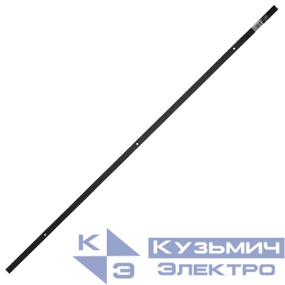 Шинопровод MTR16 1M-BL 1000х16мм накладной низковольтный Pro черн. JazzWay 5057234