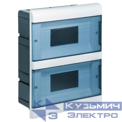 Щиток СП 18мод. с 2 двер. 279х221х98мм Рувинил 68118