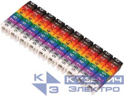 Маркер каб. МКН-"4" 1.5кв.мм (уп.1500шт) желт. IEK UMK01-02-4