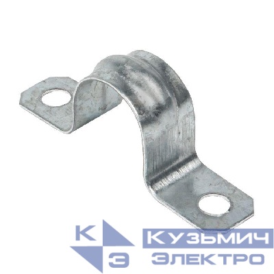 Скоба крепежная двухлапковая d19-20мм метал. EKF sm-2-19-20
