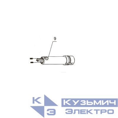 Запчасть №9 для FD301R. Рама ствола