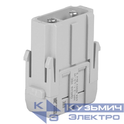 Вилка OptiLink HDC-HM-2.1-40-M-(2.5-8) 1000В КЭАЗ 366454