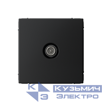 Розетка телевизионная проходная TV ArtGallery 4дБ механизм карбон SE GAL001092