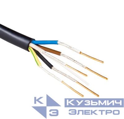 Кабель ВВГнг(А)-FRLS 5х2.5 ОК (N PE) 0.66кВ (м) ПромЭл 5596660