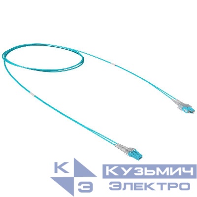 Шнур оптический коммутационный SC/LC Duplex 50/125 OM3 Tx-Rx LSZH 1м DKC RNPC53DCL1
