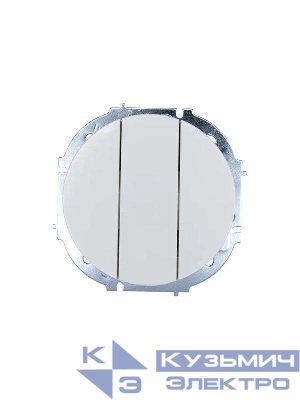 Выключатель 3-кл. СП OSEN механизм бел. LEZARD 743-0288-109