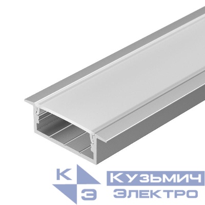 Профиль ARH-WIDE-F-H10-2000 ANOD+OPAL L2000 с экраном алюм. Arlight 036769