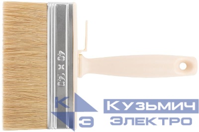 Макловица натуральная светлая щетина пластиковый корпус "мини" 40х140мм FIT 01653