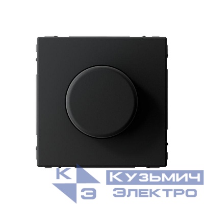 Светорегулятор поворотно-нажимной (диммер) ArtGallery LED RC 400Вт механизм карбон SE GAL001023