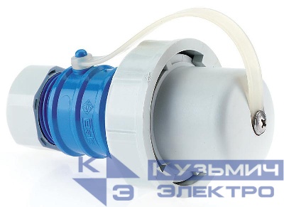 Вилка Schuko 16А 3п 2P+PE 250В IP67 с крышкой Bals 736