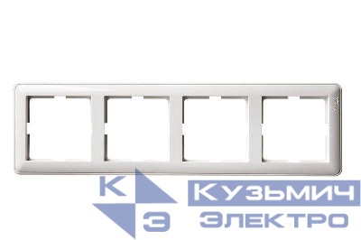 Рамка 4-м W59 бел. SE KD-4-18 (КД-4-18)