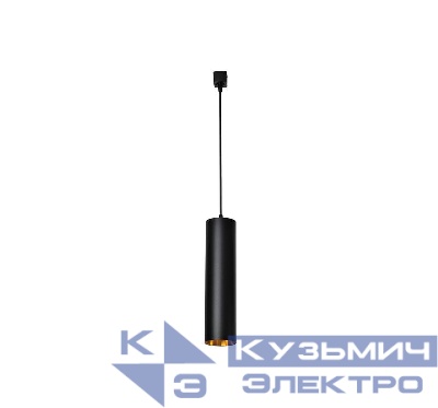 Светильник светодиодный трековый PTR 2310 10Вт 4000К IP40 30град. 400мм на подвесе 1м BL черн. Pro JazzWay 5031487