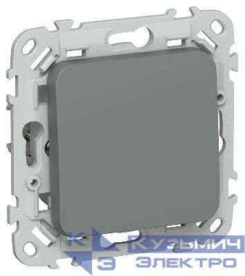 Выключатель 1-кл. СП FLITE ВС11-1-0-ФлМА 10А механизм мокрый асфальт IEK FI-V10-0-10-1-K80