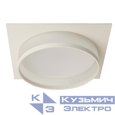 Светильник DL701 25Вт 230В GX70 потолочн. встраив. квадрат без лампы бел. FERON 51095