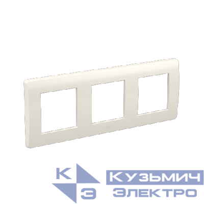 Рамка 3-м 3х2мод. Brava бел. RAL9010 DKC 75013W