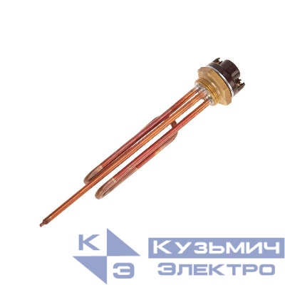 Элемент нагревательный для бойлера ТЭН RCT-2500Вт фланец М6 42мм с терморегулятором 70град. и уплотнит. кольцом Rexant 70-0319-1