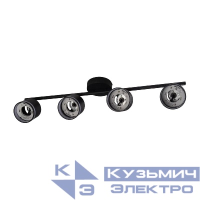 Светильник PCL-0704 max 20Вт (каждая лампа) 4xGX53 IP20 230В BL настен./потолочн. декор. под лампу JazzWay 5066885