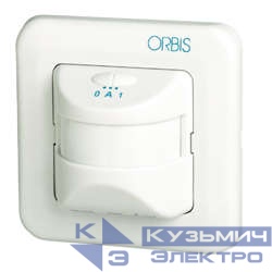 Датчик движения 195град. ORBIMAT IP20 настен. бел. Orbis OB132612