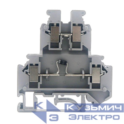 Клемма со встроенным диодом винтовой зажим 4 точки подключения 4кв.мм сер. DKC GUR-D-C