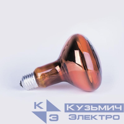 Лампа-термоизлучатель ИКЗК 230-60Вт R63 E27 (50) КЭЛЗ 8105041