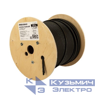 Кабель греющий саморег. для труб водостоков крыш 40КНС-2ЛП-65/85 UV неэкранированный 40Вт/м 200м PROCONNECT 51-0255-4