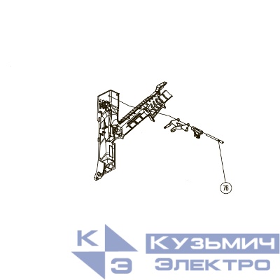 Запчасть №76 для Hybest GSR40A. Штифт для держателя баллона