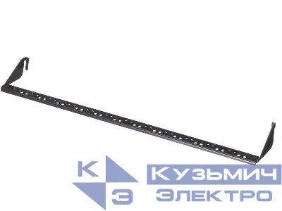 Кабельный органайзер 19", 1U, металлический, для патч панелей 52078, 67033, 66994, 55543 черный