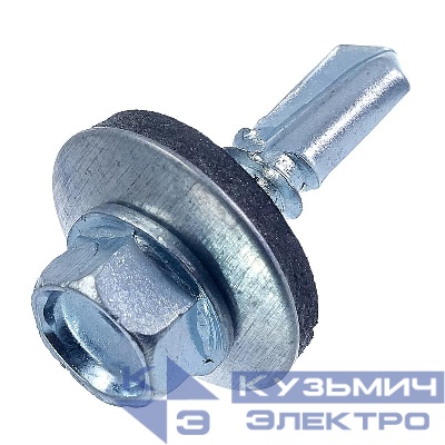 Саморез кровельный 5.5х19 цинк (уп.300шт) ведро СТРОЙМЕТИЗ 2070216