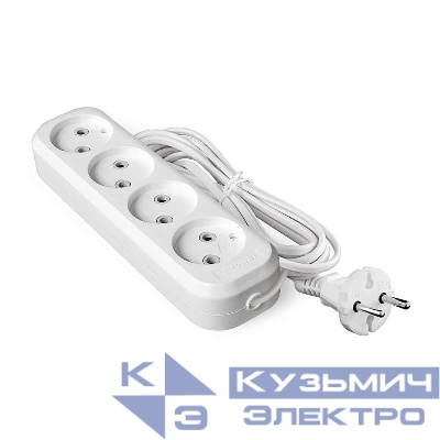 Удлинитель 4х5м без заземл. 6А IP20 У6-766 ШВВП 2х0.75 UNIVersal 9631944