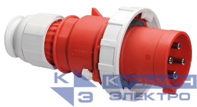Вилка кабельная 63А 4п 3P+PE 6ч 400В IP67 Bals 2185