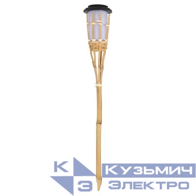 Светильник светодиодный садовый ERASF22-24 "Факел бамбук" 56см уличный на солнечн. батарее Эра Б0053382