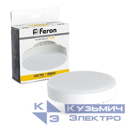 Лампа светодиодная LB-474 25Вт 2700К GX70 230В FERON 38268