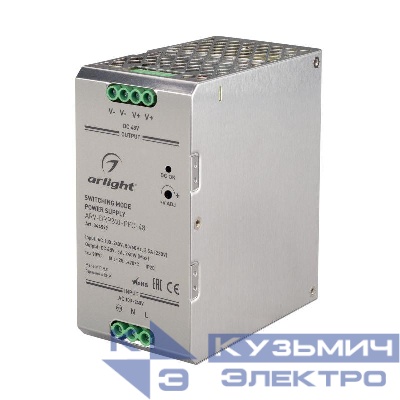 Блок питания ARV-DRP240-PFC-48 (48В 5А 240Вт) IP20 металл Arlight 044599