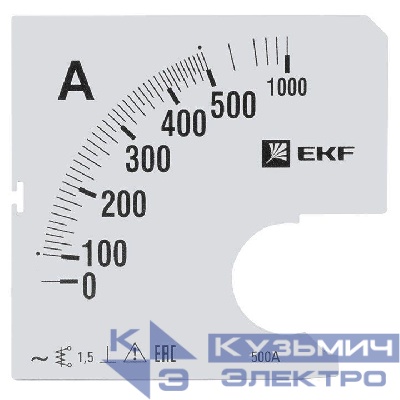 Шкала сменная для A961 500/5А-1.5 PROxima EKF s-a961-500