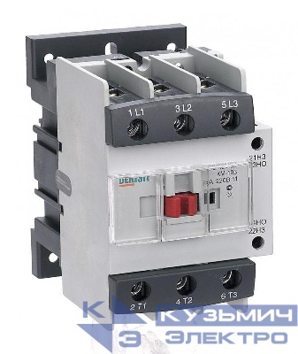 Контактор КМ-103 80А кат. 220В AC 1НО+1НЗ AC-3 DEKraft 22143DEK