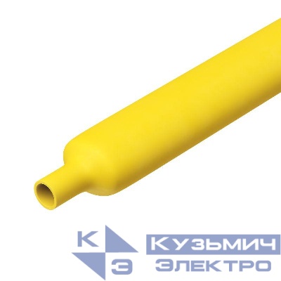 Трубка термоусаживаемая безгалогеновая 19.1/9.5мм желт. DKC TN2PC201191Y