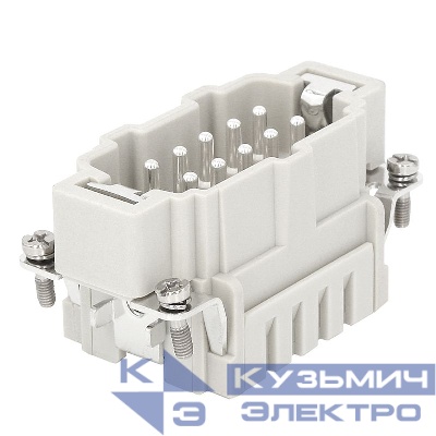 Вилка OptiLink HDC-HE-10-16-MS-(0.14-2.5) 500В КЭАЗ 352254